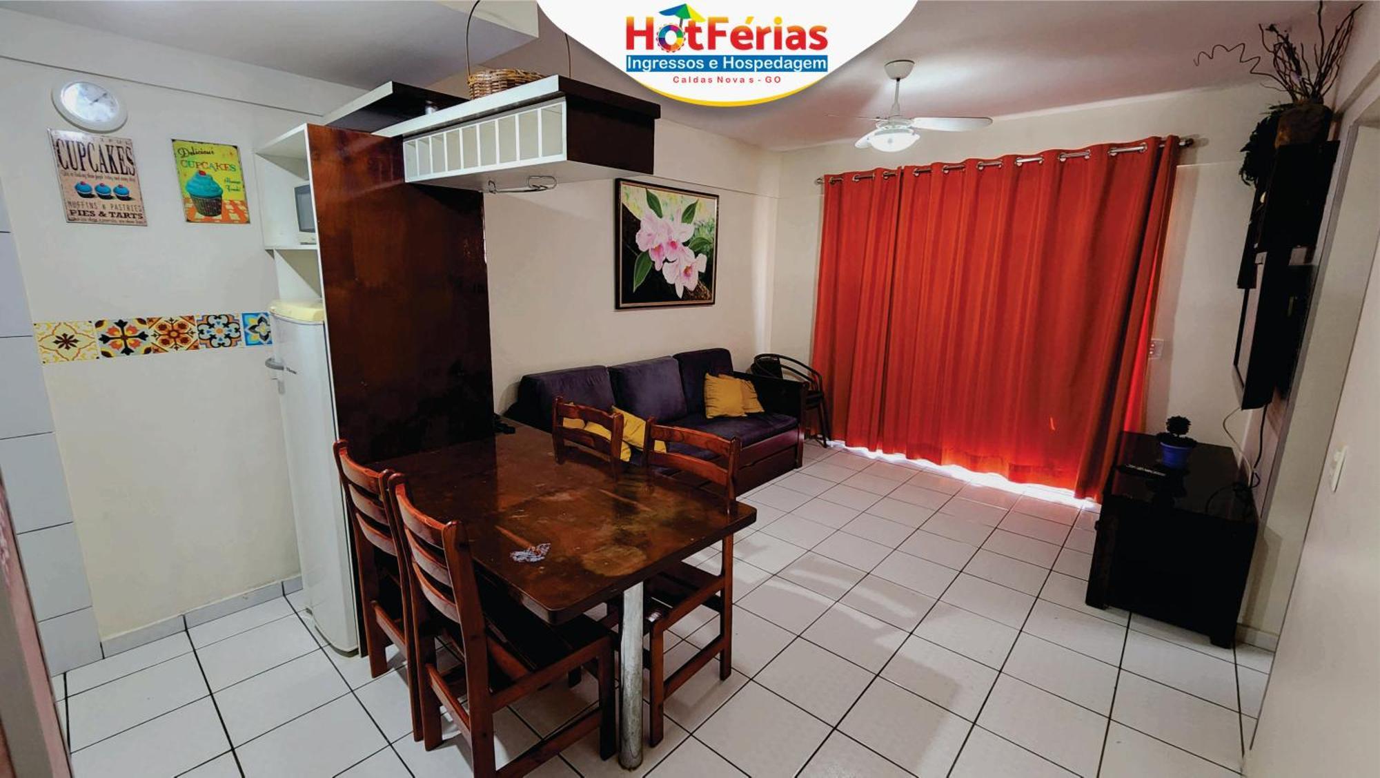 Flat Paradise, Piscinas Termais, Proximo Ao Centro - Hotferias Caldas Novas Exterior photo